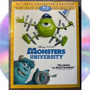 MONSTER'S UNIVERSITY (2013) - Ultimate Collector's Edition - 3D, Bluray & DVD